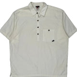 Patagonia Polo Shirt - 2XL White Cotton