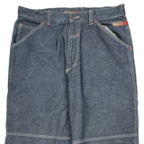 Rooky Carpenter Trousers - 36W 28L Blue Cotton