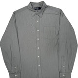 Polo By Ralph Lauren Pinstripe Shirt - Medium Gray Cotton