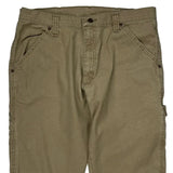 Wrangler Cargo Carpenter Pants - 34W 30L Khaki Cotton