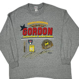 Jeff Gordon Chase Authentics Nascar Long Sleeve T-Shirt - 2XL Gray Cotton