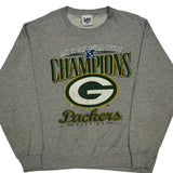 Green Bay Packers Lee Sport Football Sweatshirt - XL Grey Cotton Blend