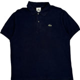 Lacoste Polo Shirt - Large Navy Cotton