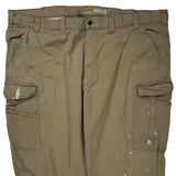 Carhartt Cargo Trousers - 44W 28L Khaki Cotton