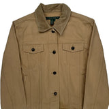 Ralph Lauren Denim Jacket - Large Beige Cotton