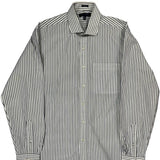 Tommy Hilfiger Striped Shirt - Medium Black & White Cotton