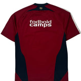 Denmark Dbu Adidas 2010-11 Training Football Shirt - Small Red Polyester