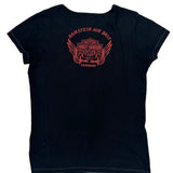 Ramstein Air Base Harley Davidson Graphic T-Shirt - XL Black Cotton