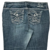 Hydraulic Boot Cut Jeans - 38W UK 16 Blue Cotton