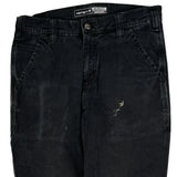 Carhartt Carpenter Trousers - 31W 32L Black Cotton