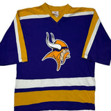 Minnesota Vikings Nfl Jersey - Large Purple Cotton