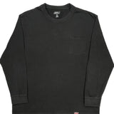 Dickies Long Sleeve T-Shirt - 2XL Black Cotton