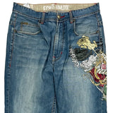 Ecko Unltd Hip Hop Jeans - 34W 31L Blue Cotton