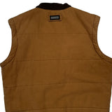 Dakota Gilet - Large Brown Cotton