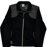 Harley Davidson Fleece Jacket - Large Black Polyester