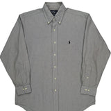 Yarmouth Ralph Lauren Checked Shirt - Medium Gray Cotton
