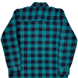 Dickies Checked Flannel Shirt - Large Black Cotton