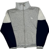 Puma Track Jacket - XL Gray Cotton