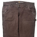 Carhartt Carpenter Trousers - 35W 31L Brown Cotton