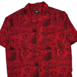 Rocawear Hawaiian Shirt - Large Red Polyester