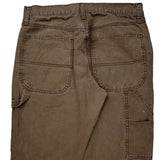 Wrangler Carpenter Trousers - 32W 30L Brown Cotton