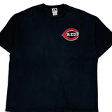 Cincinnati Reds Majestic Mlb T-Shirt - 2XL Black Cotton