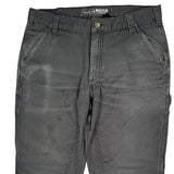 Carhartt Carpenter Trousers - 34W 32L Grey Cotton