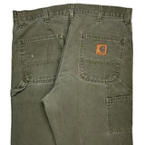 Carhartt Carpenter Pants - 36W 32L Green Cotton