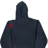 Quiksilver Graphic Hoodie - Medium Gray Cotton
