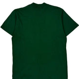 Oneita Single Stitch T-Shirt - Medium Green Cotton
