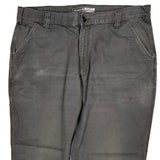 Carhartt Carpenter Trousers - 40W 32L Grey Cotton