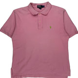 Polo By Ralph Lauren Polo Shirt - XL Pink Cotton