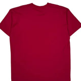Fruit Of The Loom Single Stitch T-Shirt - XL Red Cotton Blend