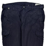 Carhartt Cargo Trousers - 38W 31L Navy Cotton