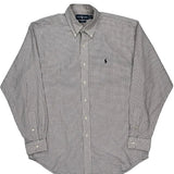 Blake Shirt Ralph Lauren Checked Shirt - Medium Cream Cotton
