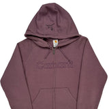 Carhartt Hoodie - Medium Purple Cotton Blend