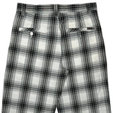 Calvin Klein Checked Shorts - 34W 10L Black & White Cotton