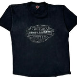 Motorcycles Harley Davidson Graphic T-Shirt - XL Black Cotton