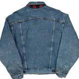 Levis Blanket Lined Denim Jacket - Small Blue Denim