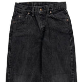 Made In USA Levis 565 Wide Leg Jeans - 25W UK 6 Black Cotton