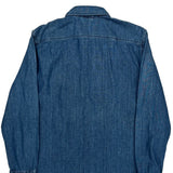 Levis Slim Denim Shirt - Large Blue Denim