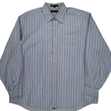 Tommy Hilfiger Striped Shirt - XL Blue Cotton