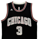 Chicago Bulls Adidas Nba Jersey - Small Black Polyester