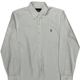 Ralph Lauren Shirt - Medium White Cotton