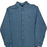 Ralph Lauren Shirt - 2XL Blue Cotton