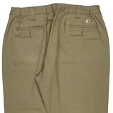 Carhartt Chinos - 36W 30L Khaki Polyester Blend