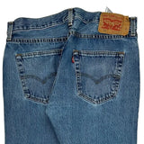 501 Levis Jeans - 33W 28L Blue Denim