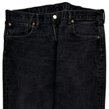 501 Levis Jeans - 36W 30L Black Cotton