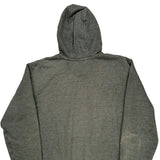 Carhartt Spellout Hoodie - XL Grey Cotton Blend