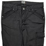 Mountain Hard Wear Cargo Trousers - 35W 31L Black Cotton Blend